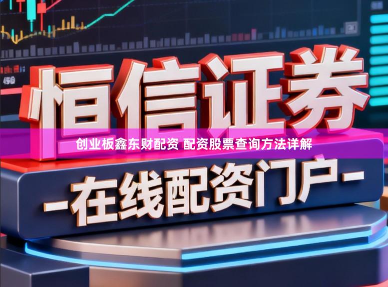 创业板鑫东财配资 配资股票查询方法详解